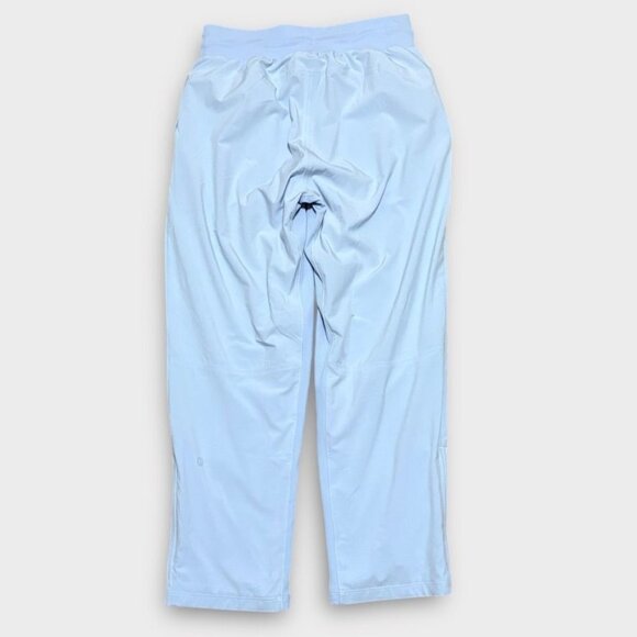 Lululemon Beyond the Studio Crop 6 Blue Linen Jogger Lined Sweatpant - Picture 4 of 8